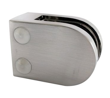 Glasfäste D-typ, plan (glas 6-10 mm)