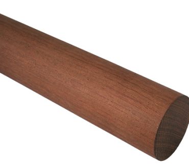 Ledstång i oljad Mahogny, 42,4 mm