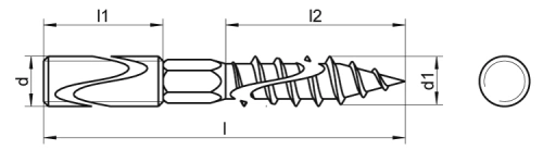Skruvstift A2, 9210