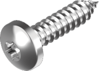 Plåtskruv, ostskalle torx A4, DIN 9477