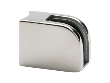 Klämfäste D-typ comenza hörn, rund 42,4 (inkl. 8/10 mm gummi)